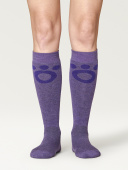Skier Merino Mid Socks - Purple