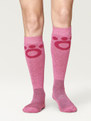 Skier Merino Mid Socks - Pale Pink