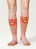 Skier Merino Mid Socks - Rusty Pink