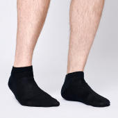 Everyday Merino Short Socks - Black